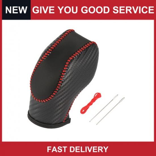 Pack of 1 For Ford Escape 2013- Car Faux Leather Gear Shift Knob Cover