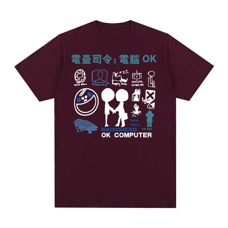 Radiohead Vintage Tshirt The Bend Funny Rock Boy Camisetas Hombre Hip Hop Cotton Unisex T shirt New TEE TSHIRT Womens tops