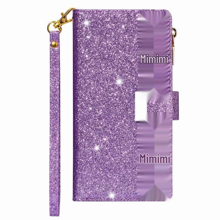 Redmi Note 9 Pro/K30/8A Leather Wallet Case with Laser Engraved Nine Card Slots