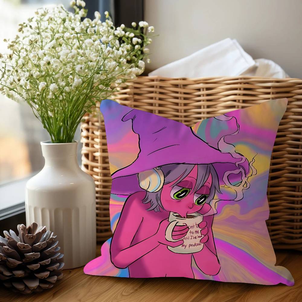 The M-Midnight Gospel Cartoon Pillow Anime Pillow Sofa Bed Head Pillow Cover Cushion Cover 45x45 Cm Fashion
