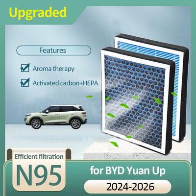 Activated Carbon Air Filter For BYD Yuan Up S1 Pro 2024 2025 2026 Air Conditioner Filter Car Accessories Auto Parts Tool Vehicle