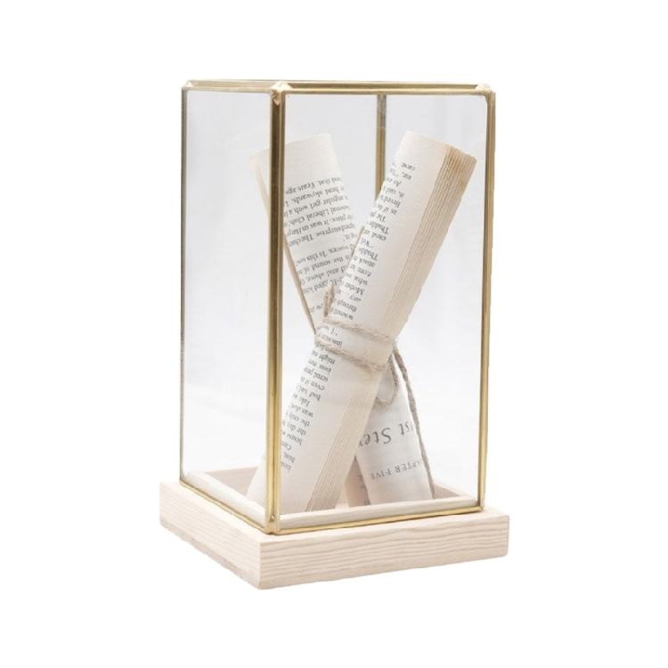 Display Case for Collectibles Glass Domes Miniature Clear Covers for Home and Office Embellishment