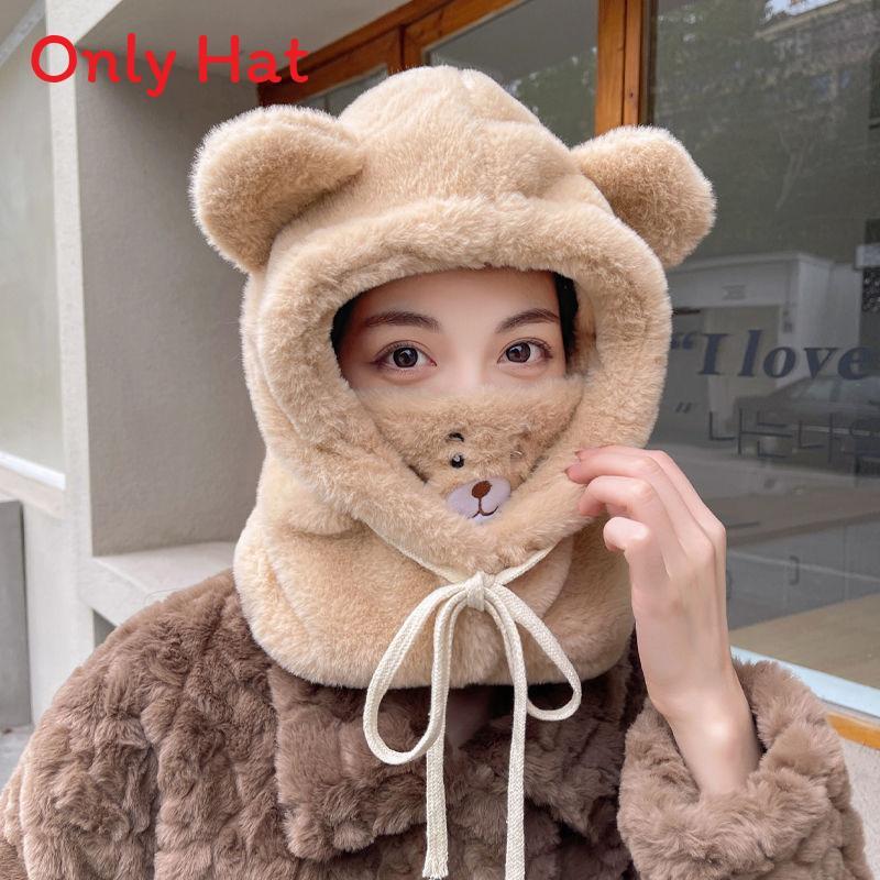 Fleece Hat And Scarf Combo For Women Windproof And Insulated Winter Wear