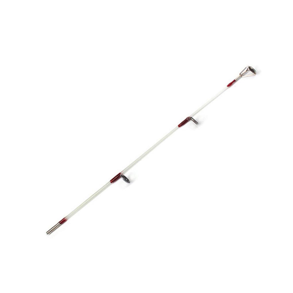 Beach Durable Lure Feeder 50mm Red Ice Rods Practical Equipment Lake Pole Hard River Tools Tackle Boat Rod Fishing