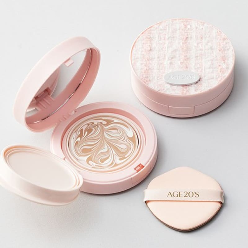 [Age20's] Essence Cover Pact Flora (Blooming Tweed Edition) 2 types (Choose 1)