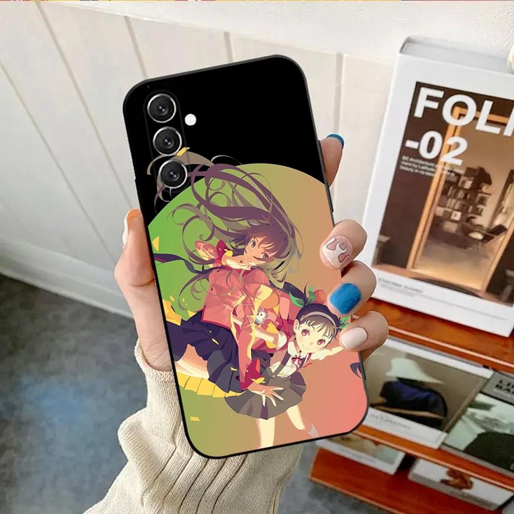 monogatari series Phone Case For Samsung Galaxy A13,A21s,A22,A31,A32,A52,A53,A71,A80,A91 Soft Black Shell