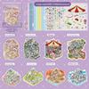 22 Stickers Per Pack Melody Town 8.0 Series Miniature Scene Collection Fun Cute and Creative DIY Decorative Sticker Book