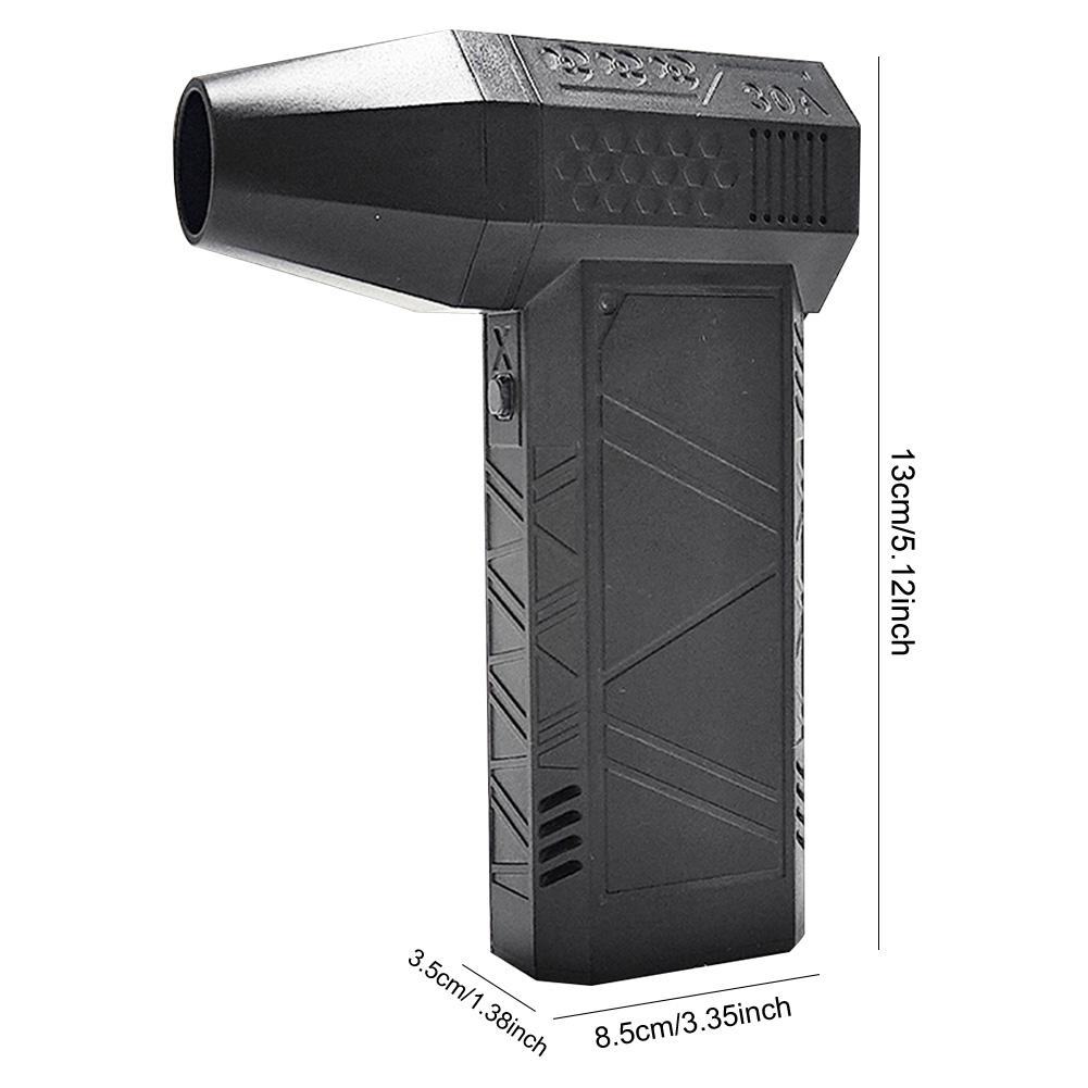 130000RPM Mini Turbo Jet Fan 52m/s+ Brushless Motor Violent Turbo Fan 3 Speeds Air Blower for Computer Keyboard Outdoor Car Home