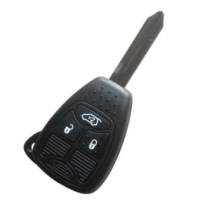 Cle plip pour jeep grand cherokee wrangler compass patriot boitier 3 boutons telecommande @pro-plip