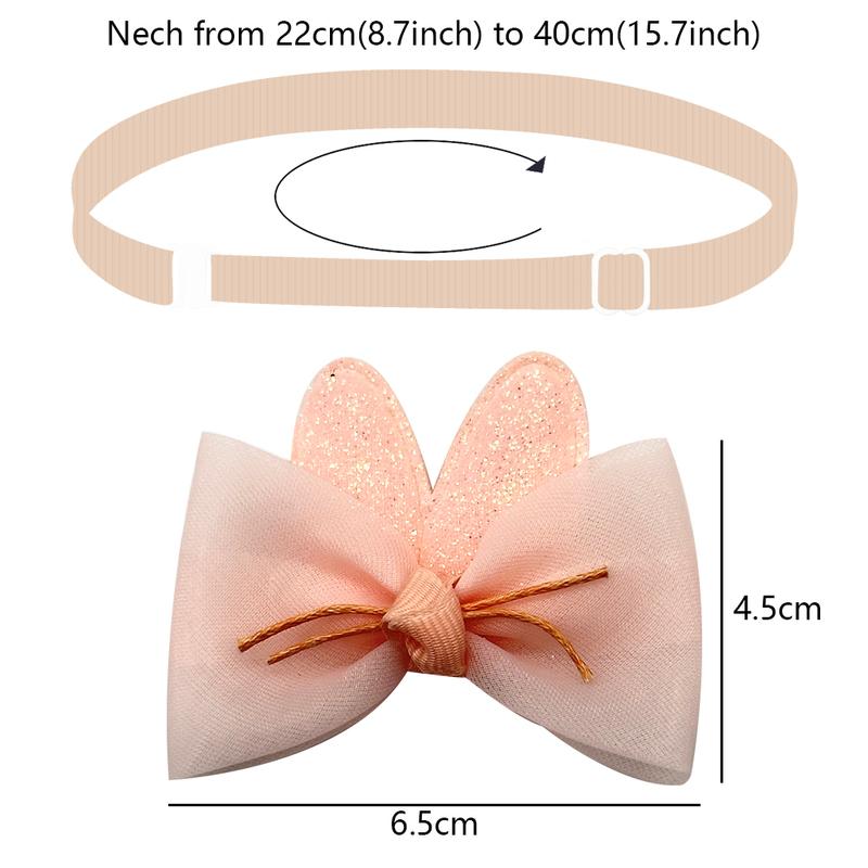50/100pcs Easter Pet Bow Ties Cute Dog Bows Colorful Cat Dog Bowties Grooming Products Dog Cat Neckteis Ties With Rabbit Ears