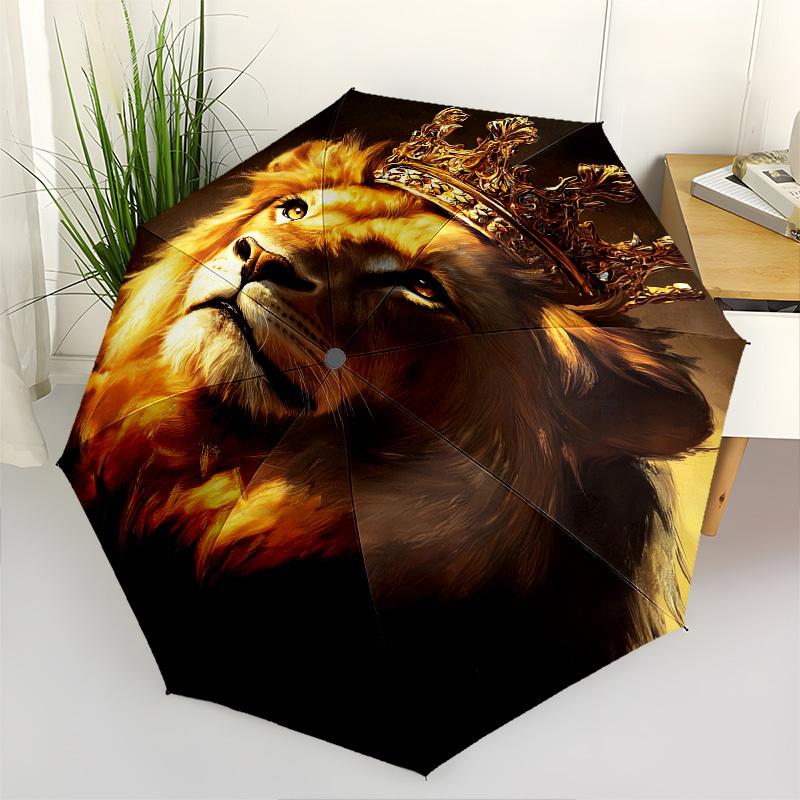 

Lion King, Crowned Majesty- Automatic Umbrella,Suitable for Men and Women,Suitable for Birthdays, Christmas, Gifts for Fashion Lovers0905b