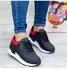 Mesh Lace-up Women's Round Toe Sports Shoes – Soft Sole, Casual Sneakers for Students