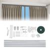 Motorised Curtain Rail w/Remote Control for I&U Rail Curtain Tracks Maximum Load 40kg/88.18Lbs Applicable 2.16-4.2m/7.08-13.78Ft
