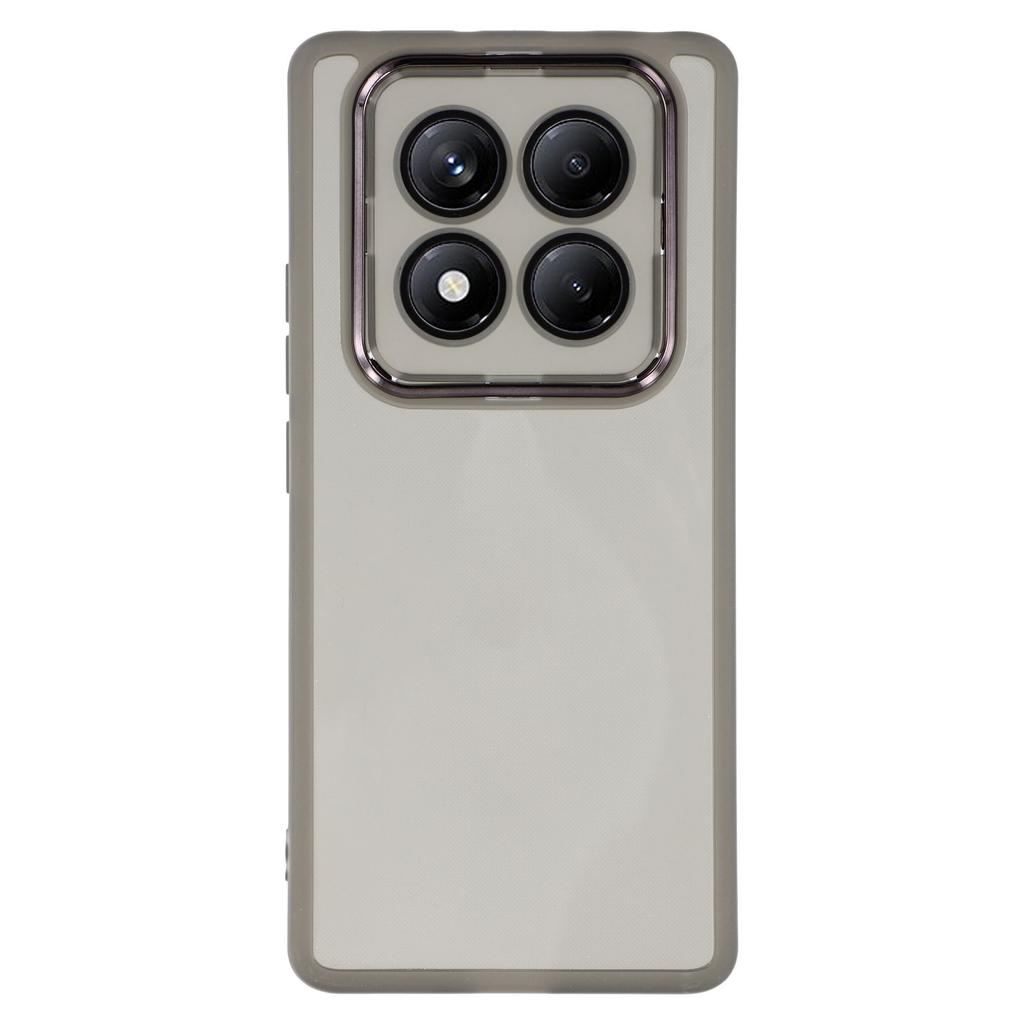 For Xiaomi Redmi Note 14 Pro 4G Case Electroplated Camera Frame TPU Phone Cover