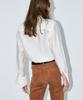 SIGREAT Sheer Frill Blouse_Ivory