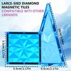 Magnetic Tiles Ice Castle DIY Magnetic Building Blocks for Kids Boys Girls Montessori STEM Educational Sensory Toys Gifts