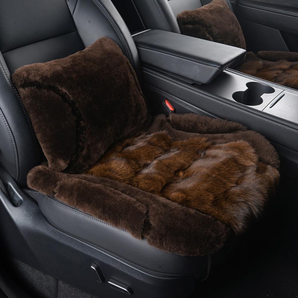 Thickened Plush Car Seat Covers Breathable Auto Seat Cushion  Car Interior Accessories