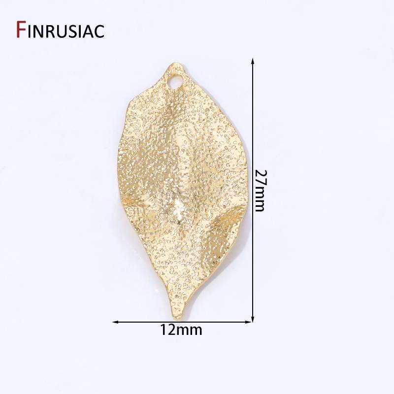 

14K Gold Plated Brass Leaf/Heart/Butterfly/Chili Charms Pendant For DIY Bracelet Necklace Jewelry Making Accessories 2 pieces