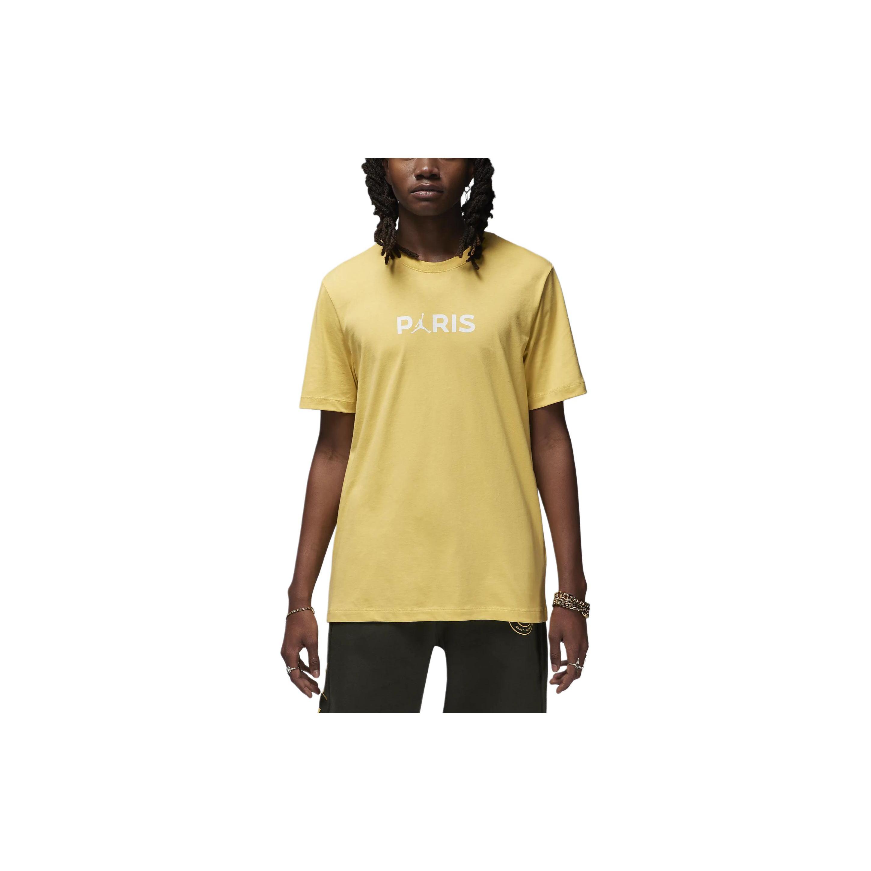 Jordan x PSG SS24 T Shirt Men s Yellow FN5333-700 S