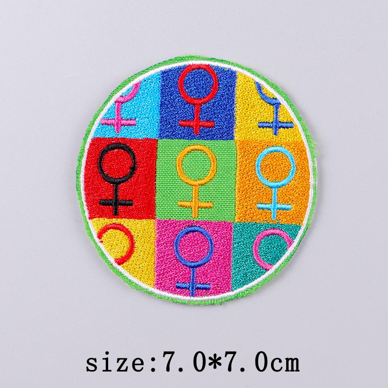 Patch Brodé Arc-en-ciel LGBT Thermocollant Pour Vêtements Patches Thermocollants Sur Vêtements Patch Cœur Gay Pour Vêtements Badges