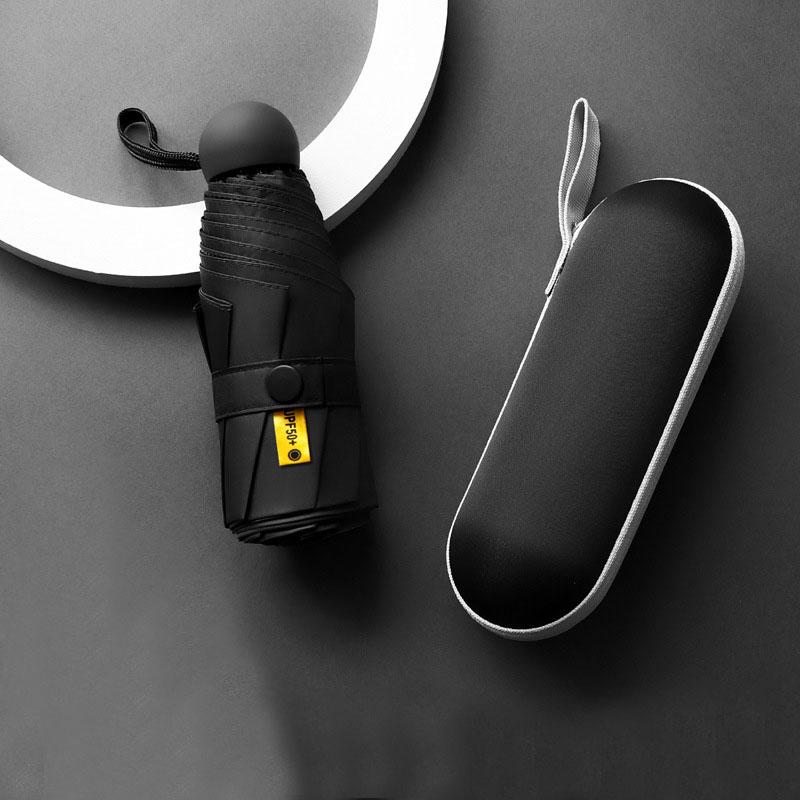 Dual-Use Compact Portable Sunshade, Pocket Capsule, UV Protection, Female Gift, Sunshade, Sun,5-section UMBRELLA
