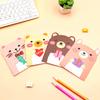 4Pcs Mini Cute 3D Animal Shape Notebooks Daily Thick Writing Paper Notebooks Cartoon Memo Notebook for School Office
