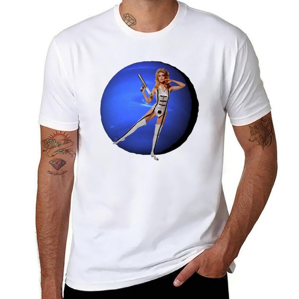Barbarella Protects Neptune Tshirt Sports Basic Short Sleeve Tshirt