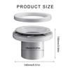 Anti Leak Toilet Base Seal ABS Toilet Flange Easy to Install Toilet Flange Gasket Long Service Toilet Gasket for Home