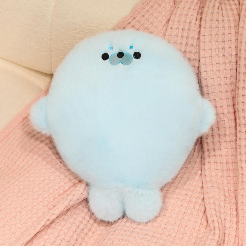 

Cute Cute Seal Hand Warmer Pillow Plush Toy Doll Sea Lion Doll Children S Company Soothing Doll 40*35cm（0.3kg）