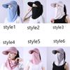 Hiking Lady Casual Outdoor Foldable Female Ponytail Hat Women Neck Cover Hat Sun Cap Wide Brim