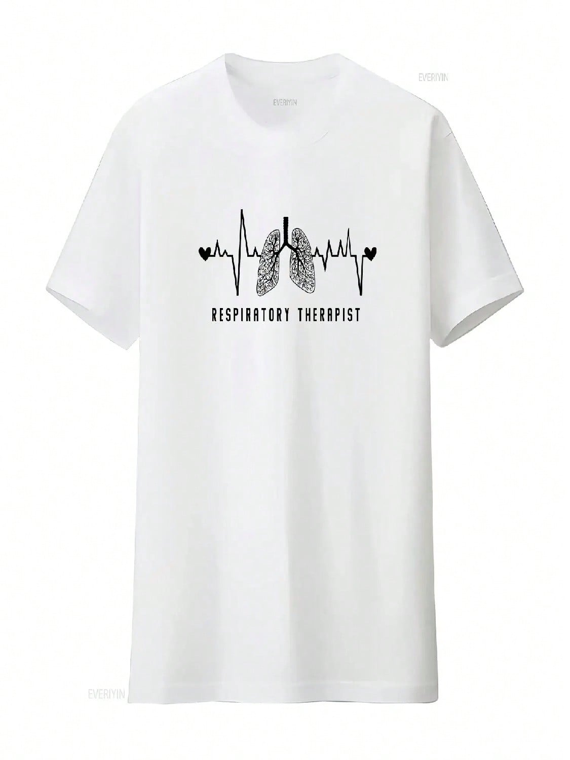 Respiratory TherapisT T Shirt RT Therapy PulmonologisT Life Pulmonology Vintage Washed Top For Everyday Wear Stretched S