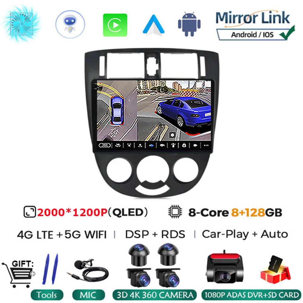 For Chevrolet Lacetti J200 For Buick Excelle Hrv For Daewoo Gent Android 14 Radio GPS Navigation Stereo Multimedia Player 2din