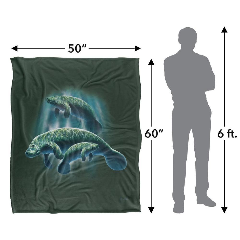JQ Licensing Silky Manatee Supersoft Blanket
