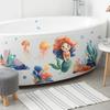 Cartoon Underwater Creatures and Mermaid Bathroom Home Decoration and Beautification Stickers