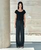 Siyajyu Sitp5286 Cap Sleeve Slim Short Sleeve T-Shirt_Black
