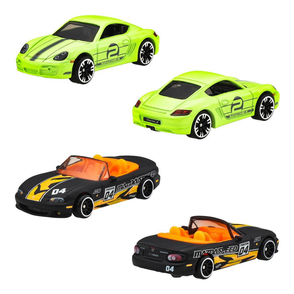 Hot Wheels Неонові Спідерси Різноманітні Мініатюри Транспортних Засобів Коробка Іграшки Віку, Машинки, 10, 3+, Багатоколірний, HLH72-986G