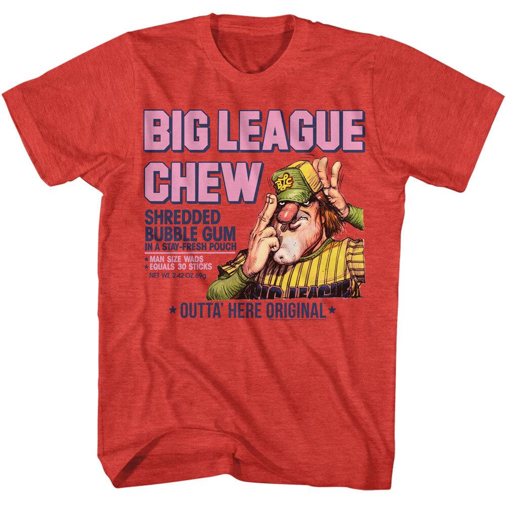 Big League Chew Bubble Gum Equals 30 Sticks Outta Here Original Men T Shirt XXXL