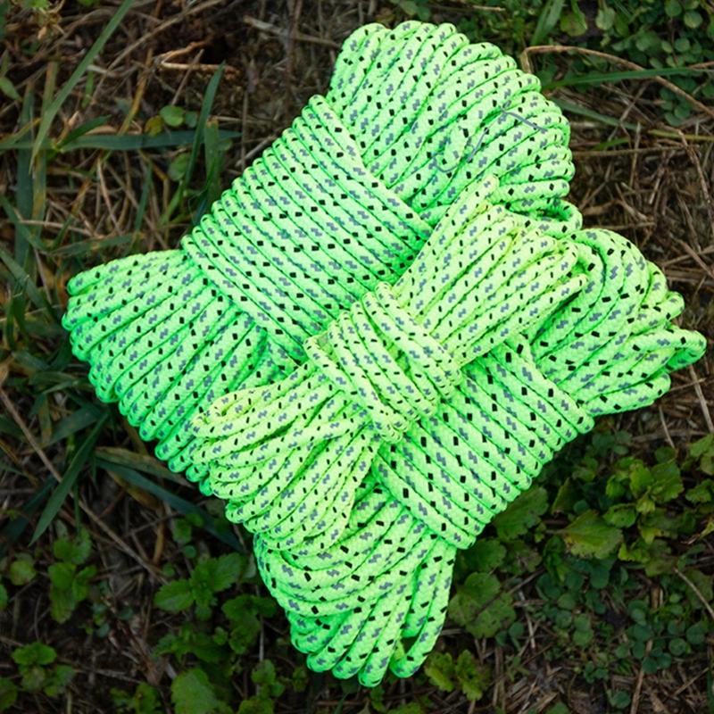 Reflektierende Paracord Zelt Abspannleine Seil Outdoor Camping Survival Seil Zelt Lanyard Riemen Wäscheleine Seil Einfach zu Benutzen