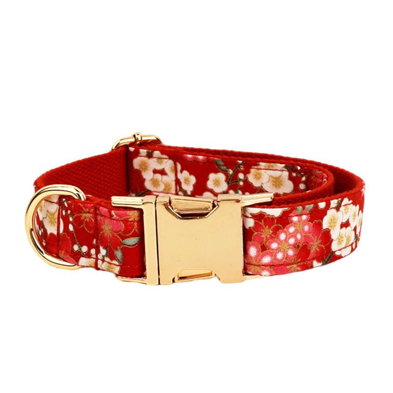 

Red Zephyr Dog Collar Dog Collar Leash Pet Collar Dog Neck Ring Dog Neck Cover XS