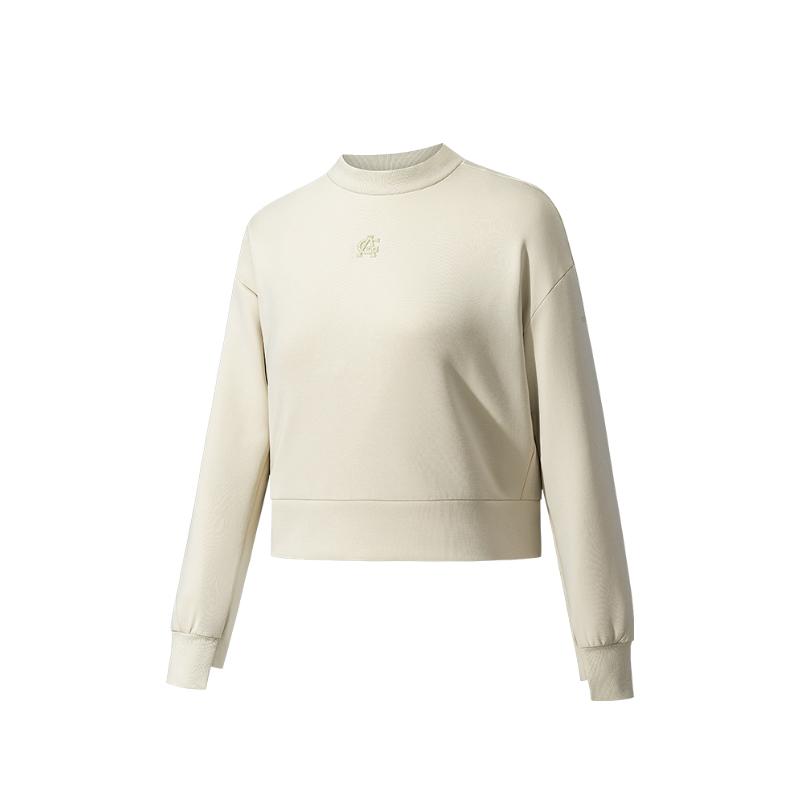 

Anta Удобный Модный Простой Универсальный Свободный Стойка Воротник Пуловер Толстовка Женская толстовка 162530715-2 S