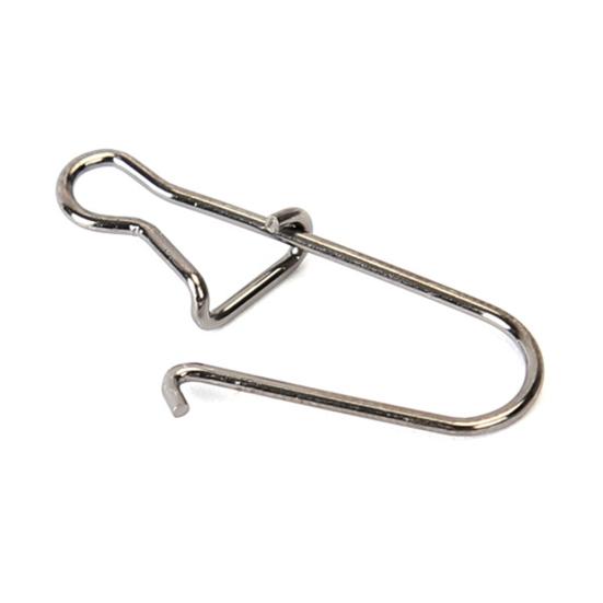 MUQZI Sports Accessory 100Pcs Stainless Steel Snap Hooks Fishing Barrel Swivel Safety Lure Connector
