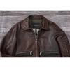 Chinese Size Vintage Genuine Leather Jacket Men Real Cowhide Air Force Flight Suit A2 Pilot Jacket Bomber Jacket