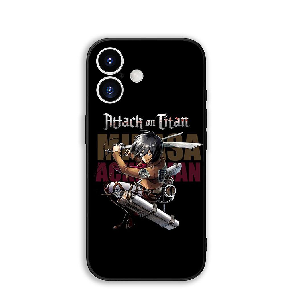 

Cover for Samsung Galaxy S25 S24 S23 Fe Ultra Plus S7 Edge A05 A06 A16 A15 A35 Phone Case Attack Levi on titan Eren Jaeger anime Galaxy S25+