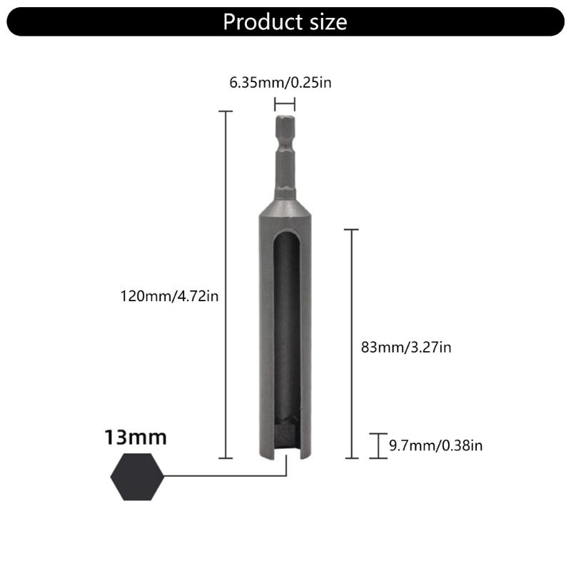 Bicycles Hydraulic Disc Brake Oil Tube Wrench Adapter Bike Valves Repair Tool Quick Change Hex Shank Socket Wrench