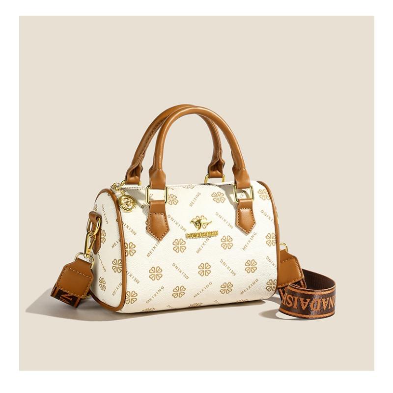 Autumn and winter fashion! High-end niche Boston bag, simple printing shows unique charm