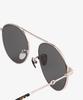 Seupeulingseuteulingseu Vintage Round Shape Sunglasses Page 777 [Silver]