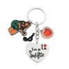 Stainless Steel Keychain Pendant Fan Keychain Pendant