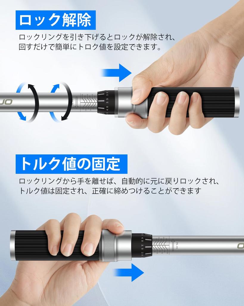 GOYOJO Torque Wrench Preset Type Magnetic Thin Spark Plug Set Inch Socket Torque Accuracy For Machine Maintenance Tire Change Work Tools 8-Piece 3/8