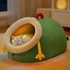 Cat Hideaway Bed Cave with Removable Cushion Winter Warm Cat Bed Pet House Kitten Cave for Small Pet Puppy Sleeping
