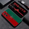 Morocco Flag Soft Phone Case for Xiaomi Redmi Note 12 13 14 15 Pro Plus 11 12S 11S 11T 10 4G Black Cover Back Shell